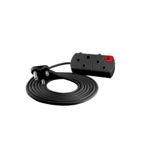 Crabtree Extension Cord 2 X 16A 3M Black