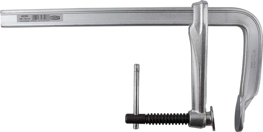 Bessey Steel Screw Clamp With Tommy Bar 300 X 140Mm