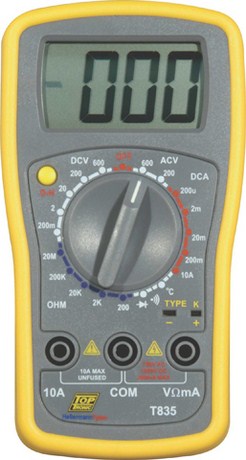 Multimeter Toptron Mini Diy T835