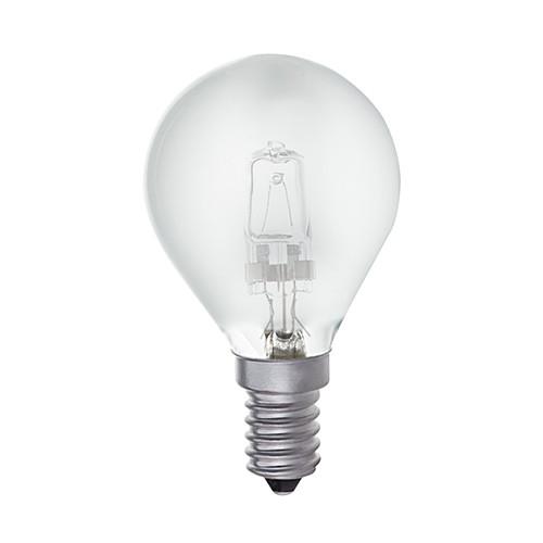 Halogen Frosted Golf Ball Bulb G45 E14 42W 629Lm Warm White