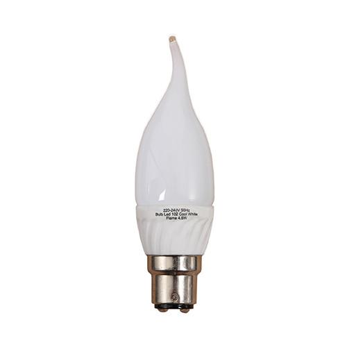 Led Flame Bulb B22 4.5W 360Lm Cool White