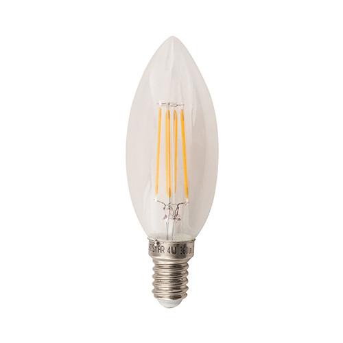 Led Filament Candle Bulb E14 4W 400Lm Warm White