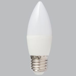 Brightstar 5W LED Candle Bulb Trio (3000K, 4000K, 6000K) with Frosted Cover, E27 Base