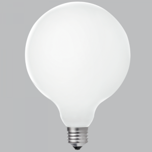 Brightstar 70W G125 Opal Glass Energy-Efficient Halogen Bulb (E27, 2700K)