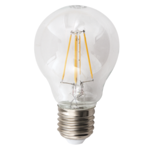 Brightstar 4W Warm White LED Filament Bulb, Clear Glass, E27 (2700K, 400 Lumen)