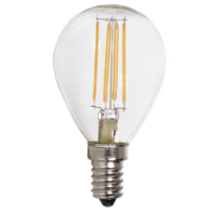 Brightstar Dimmable 4.5W LED G45 Golf Ball Bulb, E14 Base, 400 Lumen (2700K or 4000K)