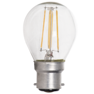 Brightstar Dimmable 4.5W LED G45 Golf Ball Bulb with B22 Base (2700K/4000K Options)