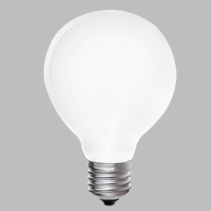 Brightstar Dimmable 8W G80 LED Bulb with Opal Glass and E27 Base, 4000K