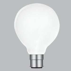 Brightstar Dimmable 8W G80 LED Bulb with Opal Glass and B22 Lampholder (4000K)
