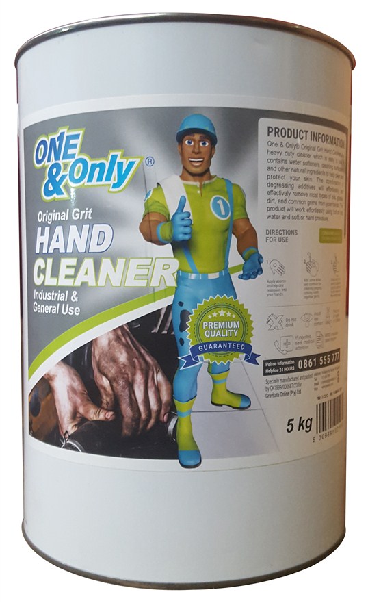 Hand Cleaner Grit  5Kg Tin One & Only Fgri001