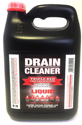 Drain Cleaner 5Ltr Tripple Red Fdra001