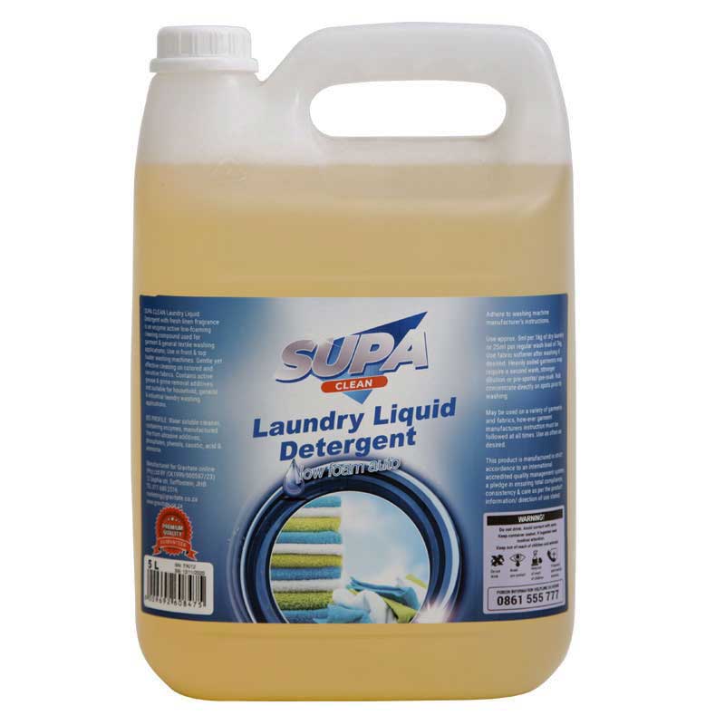 Supa Laundry Liquid Detergent - Auto 5Ltr
