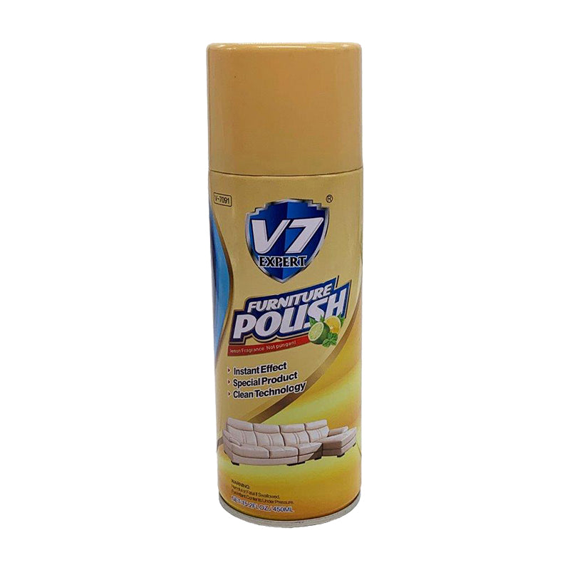 V7 Polish Furniture Lemon Fragrance 450Ml Aero Expert V7091