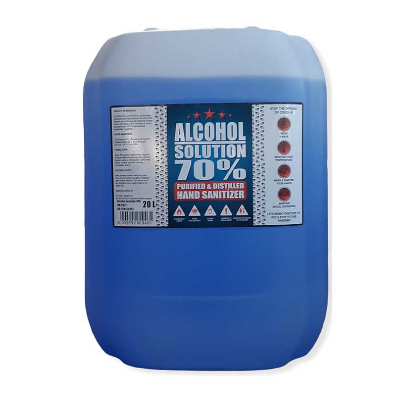 Rsa Hand Sanitizer 70% Alchoholsolution 20Ltr