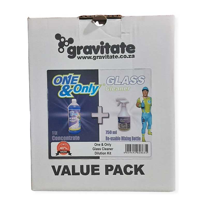 Value Pack O & O - 1Ltr Glass Clean + 1 Trigger  Atomiser