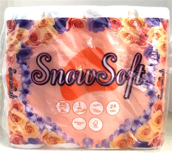 Toilet Paper Premium 1Ply Virgin  Pack 48