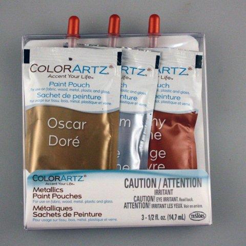 Colorartz Metallics Three Pack Sachet 14.7Ml