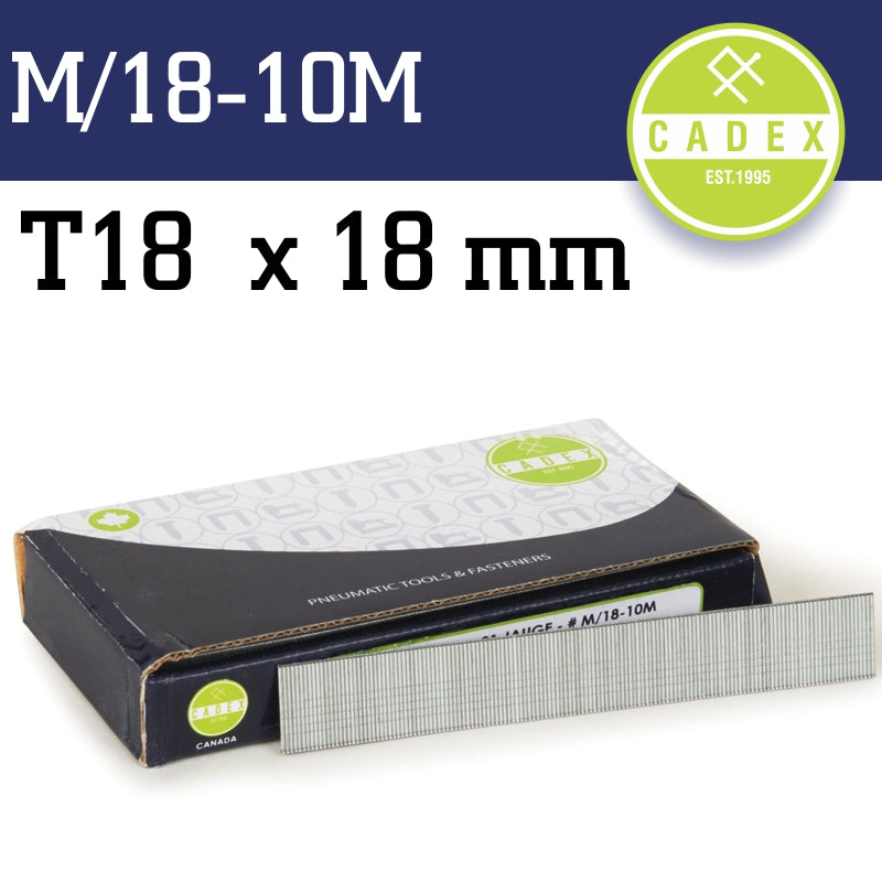 Cadex T18 Brad Nail 21G 18Mm Galv 10000Pce