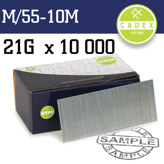 Cadex T55 Brad Nail 21G 55Mm Galv 10000Pce