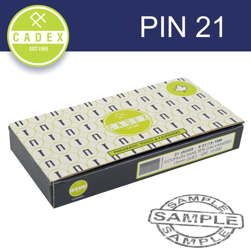 Cadex Headless Pin 21G 15Mm Galv 10000Pce