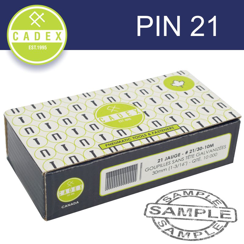 Cadex Headless Pin 21G 30Mm Galv 10000Pce