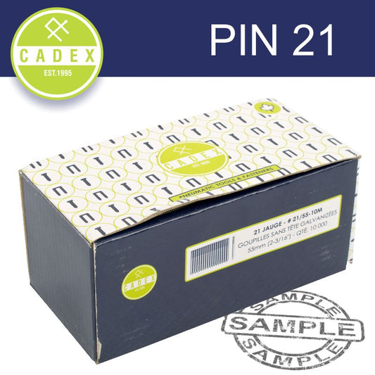 Cadex Headless Pin 21G 55Mm Galv 10000Pce