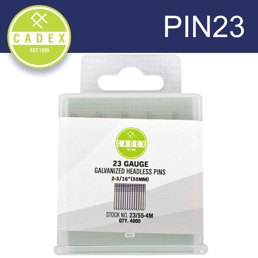 Cadex Headless Pin 23G 55Mm Galv 4000Pce