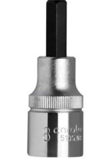 Carolus Socket S/B 1/2"  Hex 10Mm