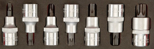 Carolus Socket Set Torx 1/2"  7Pce