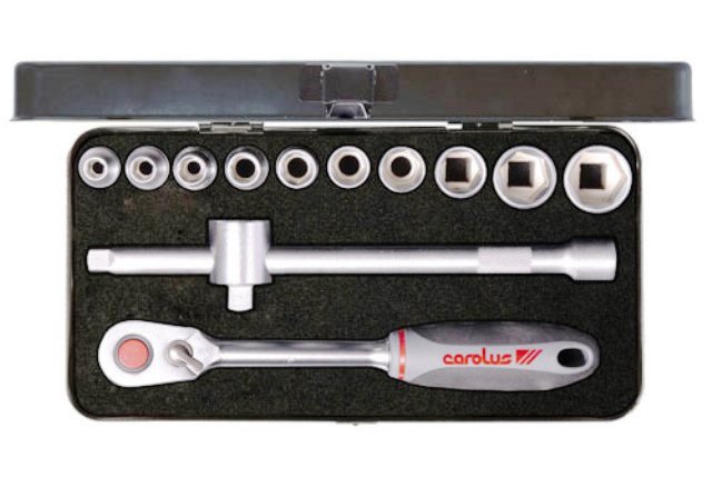 Carolus Socket Set 1/4"  12Pce