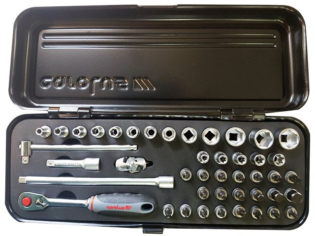 Carolus Socket Set 1/4"  44Pce