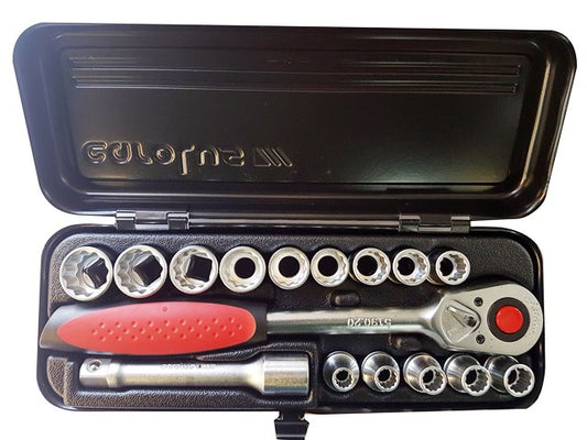 Carolus Socket Set 1/2"  16Pce