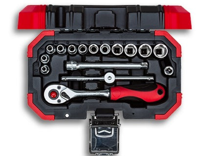 Carolus Socket 1/4"  Set 16Pce