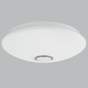 Brightstar CF083 LED Ceiling Fitting with Bluetooth Speaker, Opal Polycarbonate Cover