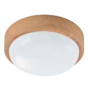 Brightstar CF125/CF128 Light Wood LED Indoor/Outdoor Ceiling Fitting (4000K, IP54)