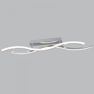 Brightstar CF160 Polished Chrome Aluminium and Acrylic LED Ceiling Fitting