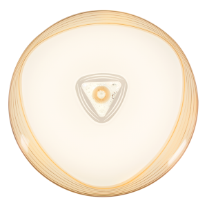 Brightstar CF170 White 24W LED Ceiling Fitting with Brown and White Acrylic Cover
