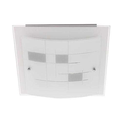 Frosted Patterned Glass Ceiling Light 400Mm