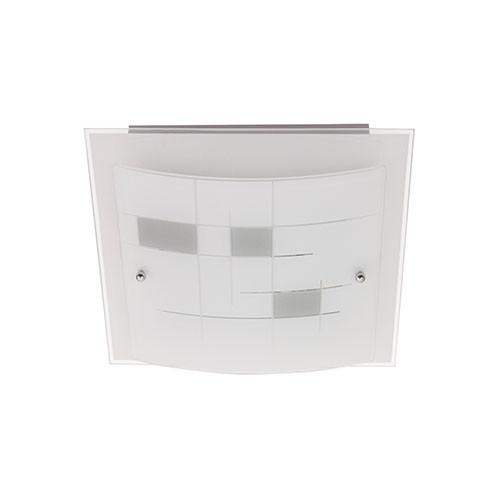 Frosted Patterned Glass Ceiling Light 300Mm