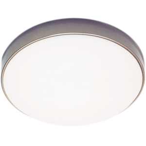 Brightstar CF3014 Satin Chrome Ceiling Fitting with White Glass