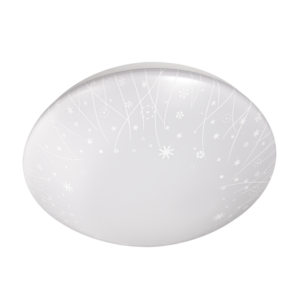Brightstar 12W LED Ceiling Fitting with Opal PVC and Metal Base, 6000K