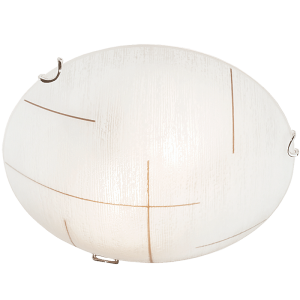 Brightstar CF3401 Chrome Ceiling Fitting with Frosted Patterned Glass