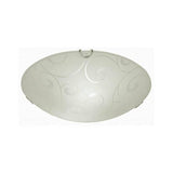 Modellare Glass With Polished Chrome Clips Small
