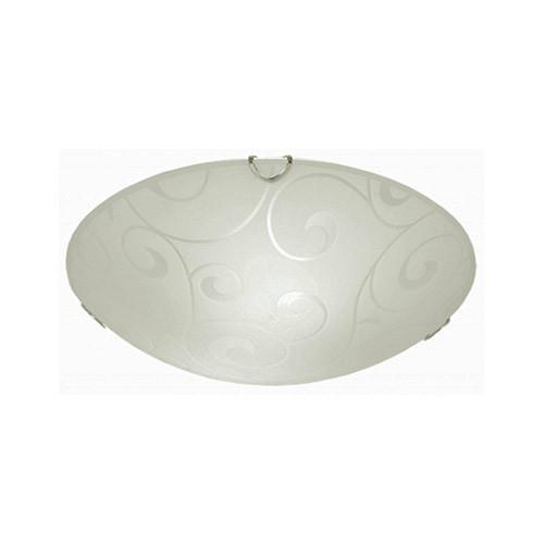 Modellare Glass With Polished Chrome Clips Small