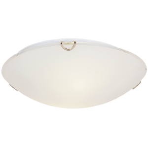 Brightstar CF3508 Frosted Glass Ceiling Fitting (Available in Large 300mm/2-Bulb and Small 250mm/1-Bulb)