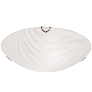 Brightstar Large Frosted Glass Ceiling Fitting (300mm) for 2 x 60W ES Bulbs