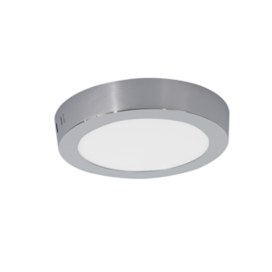 Brightstar CF536 Chrome 12W LED Ceiling Fitting with Aluminium and PC Cover (4000K)