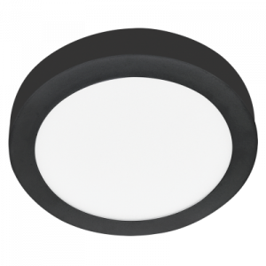 Brightstar Black Aluminium LED Ceiling Fitting with Polycarbonate Cover