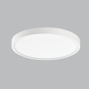 Brightstar CF565 Matt White LED Ceiling Fitting with 3 CCT Switch, 400mm Diameter