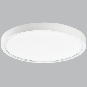 Brightstar Versatile White ABS LED Ceiling Fitting with 3 CCT Dip Switch - 60W